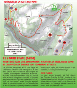 ST FRANC - RALLYE CHARTREUSE 2018